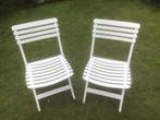 Tuinstoelen inklapbaar 2 stuks, Tuin en Terras, Tuinstoelen, Ophalen, Zo goed als nieuw, Inklapbaar