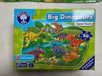 Grote Dinosaurus Puzzel, Ophalen of Verzenden, Meer dan 50 stukjes, Zo goed als nieuw, 4 tot 6 jaar