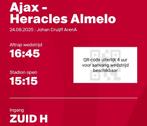 2 tickets Ajax - Heracles Almelo VERKOCHT!, Tickets en Kaartjes, Twee personen, Augustus