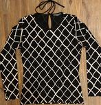 Zwart-Wit shirt Juffrouw Jansen - maat M, Maat 38/40 (M), Zwart, Ophalen of Verzenden, Zo goed als nieuw