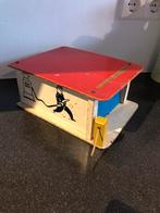 Vintage houten garage shell leuk voor dinky toys corgi, Antiek en Kunst, Antiek | Speelgoed, Ophalen of Verzenden