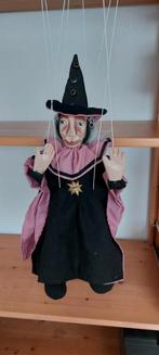 Vintage Marionet Heks - 45 cm, Ophalen of Verzenden