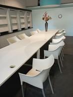 Bureau / tafel wit,  hoogte verstelbaar, Ophalen, In hoogte verstelbaar, Zo goed als nieuw, Bureau