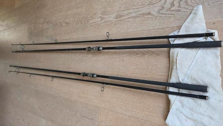 JC TSI 13 ft, 3 lbs, distance incl fox evolution foudralen, Watersport en Boten, Hengelsport | Karpervissen, Zo goed als nieuw