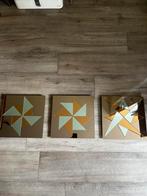 3 prisma spiegels, Huis en Inrichting, Woonaccessoires | Spiegels, Ophalen of Verzenden, Zo goed als nieuw, Minder dan 50 cm, Minder dan 100 cm