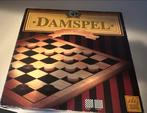 Klassiek Damspel - Houten Bordspel, Een of twee spelers, Ophalen of Verzenden, Zo goed als nieuw