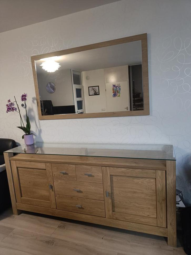 Complete meubelset; hout en glas, Huis en Inrichting, Complete inboedels, Ophalen