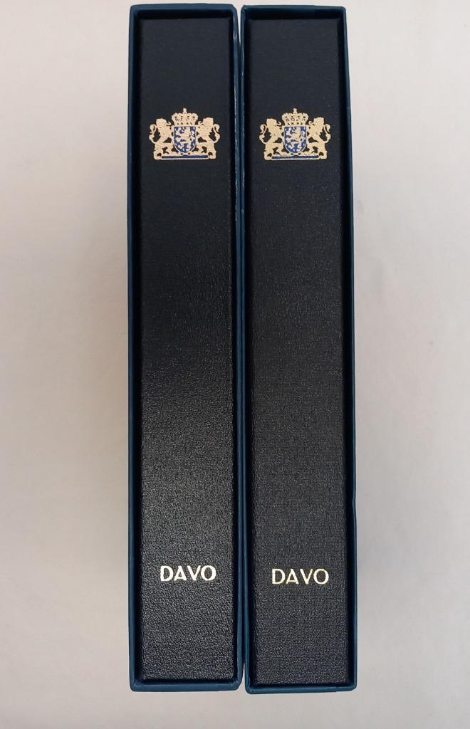 2 Davo-album's Ecu & telebrieven, Postzegels en Munten, Penningen en Medailles, Overige materialen, Nederland, Ophalen of Verzenden