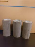 3x houten waxinelicht houders, Huis en Inrichting, Emmers, Ophalen of Verzenden, Kunststof