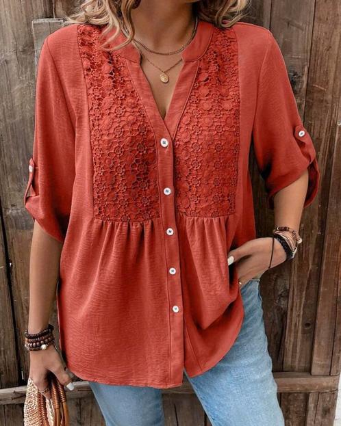 Top Merel Oranje (44 tm 52) ** NIEUW**, Kleding | Dames, Grote Maten, Nieuw, Shirt of Top, Oranje, Verzenden