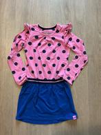 Z8 jurk met bollen roze blauw maat 138 / 134 style: Denise, Ophalen of Verzenden, Zo goed als nieuw, Meisje, Jurk of Rok