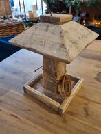 Houten Vogelvoederhuisje - 16x16x27 cm, Ophalen of Verzenden, Nieuw