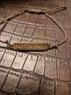 Make today amazing armband, Ophalen of Verzenden, Zo goed als nieuw, Bruin