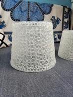 Lampenkappen wit doorschijnend plexiglas, Huis en Inrichting, Lampen | Lampenkappen, Ophalen, Wit, Rond, Zo goed als nieuw