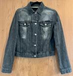 Zwart Denim Jack | Vintage | Sisley (M), Maat 38/40 (M), Zwart, Sisley, Ophalen of Verzenden