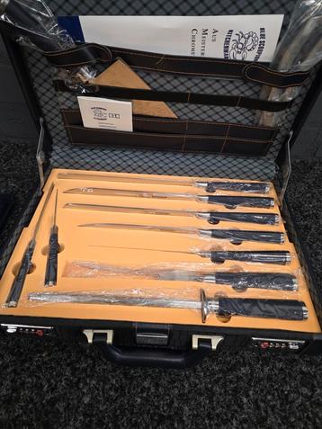 8 x nieuwe koks messenset alles in een koop. beschikbaar voor biedingen