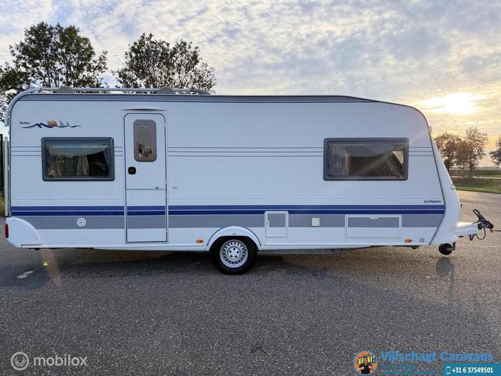 Hobby Hobby Excellent 540 UK Incl voortent en luifel, Caravans en Kamperen, Caravans, Bedrijf, tot en met 4, 1250 - 1500 kg, Hobby