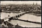 Maastricht Panorama met St. Servaasbrug. 1955., Verzamelen, Ophalen of Verzenden, 1940 tot 1960, Gelopen, Limburg