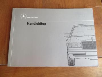 Instructieboek Mercedes 420 SE t/m 560 SEC W126 1989 beschikbaar voor biedingen