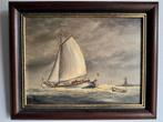 J.Mouthaan : afbeelding oud zeilschip op zee., Antiek en Kunst, Ophalen