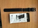 Nieuw zwarte leren Garmin horlogebandje (22mm +snelsluiting), Ophalen of Verzenden, Nieuw, Zwart, Garmin
