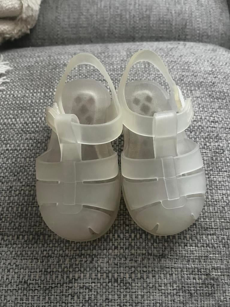 Zara maat 20 waterschoentjes transparant unisex, Ophalen of Verzenden, Zo goed als nieuw, Jongetje of Meisje, Schoentjes