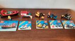 lego,  4 kleinere autootjes +  1boot, Ophalen of Verzenden, Gebruikt