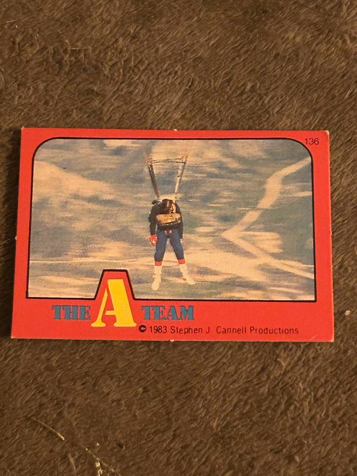 A-Team Prenten - 1983 Stephen J. Cannell Productions, Verzamelen, Foto's en Prenten, Gebruikt, Prent, Overige onderwerpen, 1980 tot heden