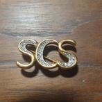 Swarovski ledengeschenk broche, Ophalen, Zo goed als nieuw, Sieraad of Horloge