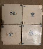 Partij van 8 antieke fruit stilleven tegels, Ophalen of Verzenden