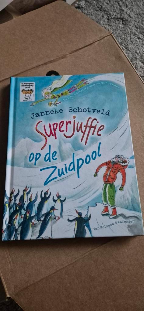 Janneke Schotveld - Superjuffie op de Zuidpool, Boeken, Kinderboeken | Jeugd | onder 10 jaar, Zo goed als nieuw, Fictie algemeen