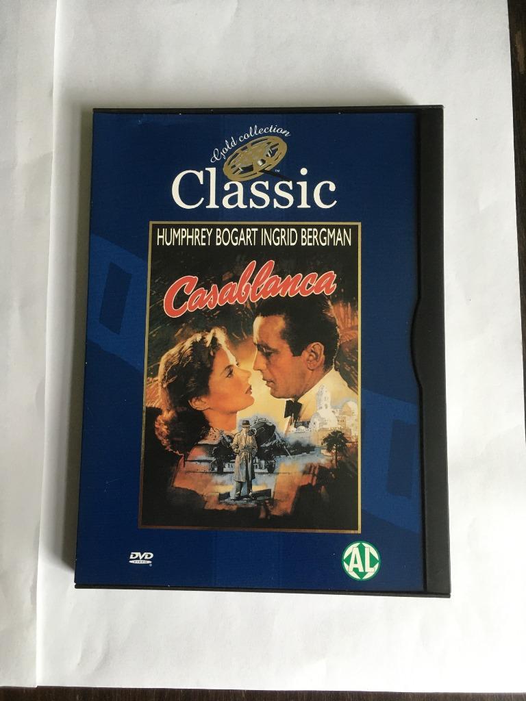 casablanca  dvd 1942 humphrey bogart ingrid bergman, Alle leeftijden, Drama, Ophalen of Verzenden, Zo goed als nieuw