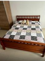 Tweepersoonsbed grenen, Ophalen of Verzenden, Tweepersoons, 200 cm, 160 cm