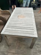 Teak houten tuintafel, Ophalen, Zo goed als nieuw, Rechthoekig, Teakhout