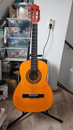 3/4 Gitaar met standaard en muziekstandaard, Muziek en Instrumenten, Snaarinstrumenten | Gitaren | Akoestisch, Ophalen, Gebruikt