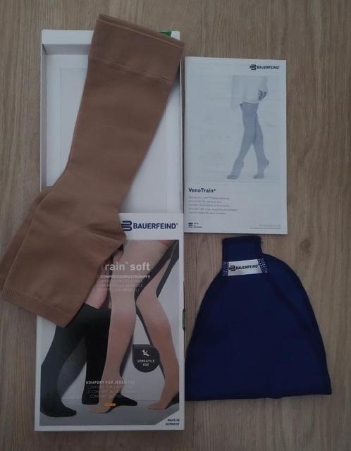 Bauerfeind Veno Train soft 3x steunkousen Ccl2 beige maat S, Diversen, Verpleegmiddelen, Nieuw, Ophalen of Verzenden