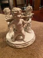 Engelen Kandelaar, Kunststof, Gebruikt, Wit, Ophalen of Verzenden