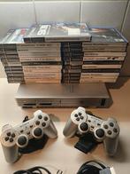 PlayStation 2  phat Zilver met 2 controllers en veel games, Spelcomputers en Games, Spelcomputers | Sony PlayStation 2, Gebruikt