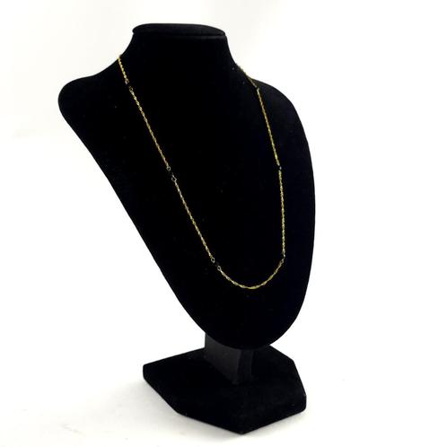 Gouden Ketting, Incl. Steen, 14KT, 1.5 Gram, | In Nette Staa, Sieraden, Tassen en Uiterlijk, Kettingen, Zo goed als nieuw