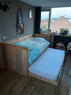 Stoere Bedbank met logeerbed 200/90, 90 cm, Ophalen of Verzenden, Stoer, bedbank, Eenpersoons