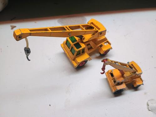 matchbox lesney jumbo crane set, Hobby en Vrije tijd, Modelauto's | 1:50, Zo goed als nieuw, Hijskraan, Tractor of Landbouw, Matchbox