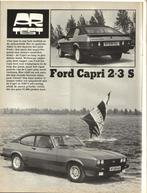 Autorevue test Ford Capri 2300 S Mei 1978, Ophalen of Verzenden, Gelezen, Ford