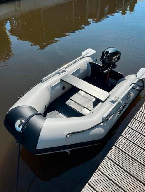 Rubberboot Talamex + buitenboordmotor, zo goed als nieuw, Watersport en Boten, Rubberboten, Zo goed als nieuw, Overige merken