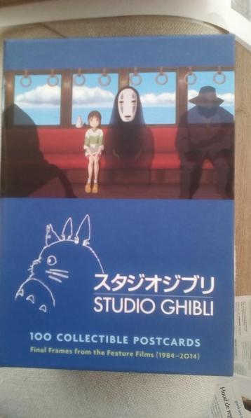 Doos met 100 ansichtkaarten Studio Ghibli films 1984-2014 beschikbaar voor biedingen