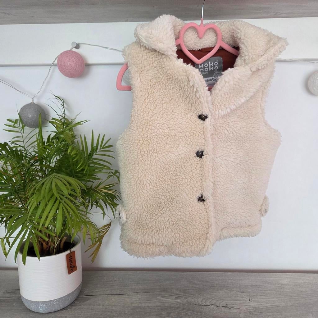 Koko Noko Teddy Bodywarmer Meisjes Maat 116, Kinderen en Baby's, Meisje, Ophalen of Verzenden, Zo goed als nieuw, Koko Noko