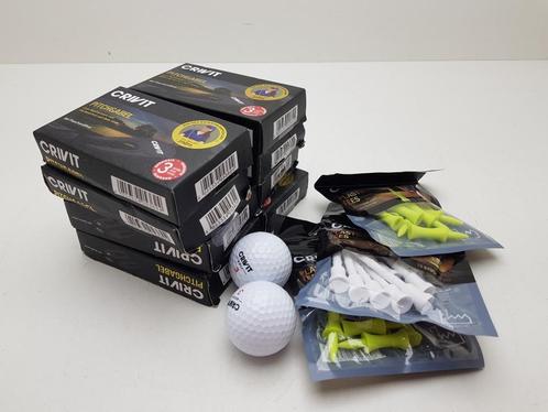 Golf Pitchforks + Golfballen + Plastic Tees – Nieuw, Sport en Fitness, Golf, Nieuw, Bal(len), Overige merken, Ophalen of Verzenden