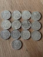 13 Zilveren Guldens Juliana 1955/56, Postzegels en Munten, Munten | Nederland, 1 gulden, Koningin Juliana, Zilver, Ophalen of Verzenden