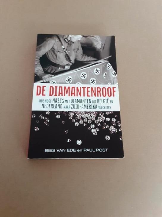 Bies van Ede - De diamantenroof met handtekening en krant, Boeken, Overige Boeken, Zo goed als nieuw, Ophalen of Verzenden