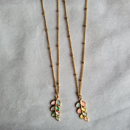 Goudkleurige ketting met hanger, stainless steel, Sieraden, Tassen en Uiterlijk, Kettingen, Nieuw, Overige materialen, Goud, Met hanger