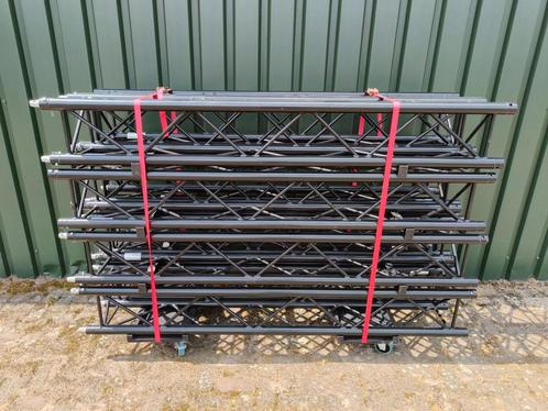 8x 2 meter Milos QTU zwarte truss F34 zo goed als nieuw!, Muziek en Instrumenten, Theaterbelichting, Zo goed als nieuw, Ophalen